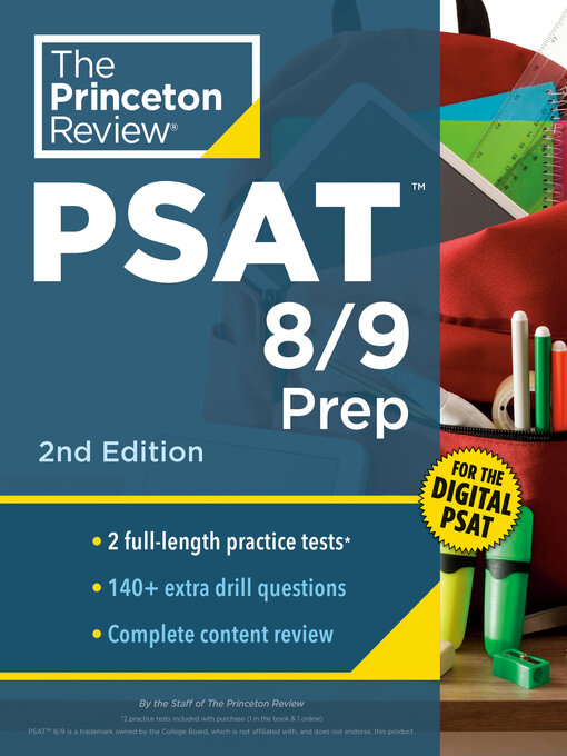 Title details for Princeton Review PSAT 8/9 Prep by The Princeton Review - Wait list
